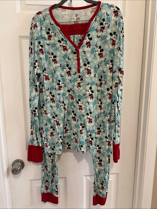 Little Sleepies Other - Little Sleepies Disney Mickey Mouse Holiday Pajama Set